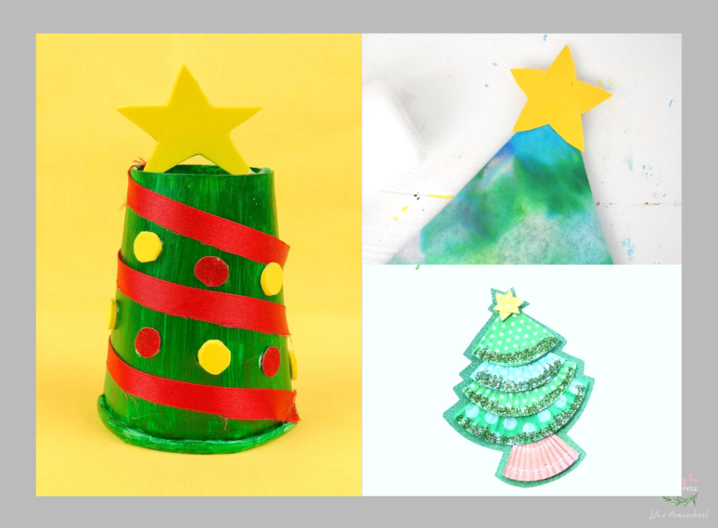 Christmas Tree Crafts Using Kitchen Items