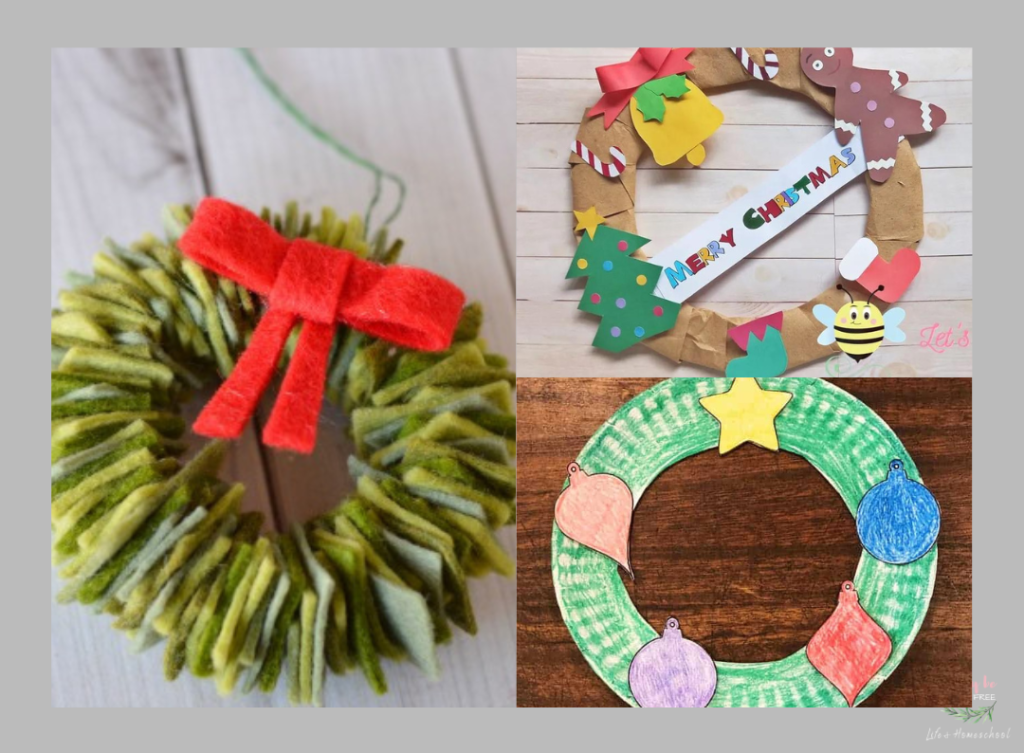 Christmas Wreath Craft Ideas for Kids
