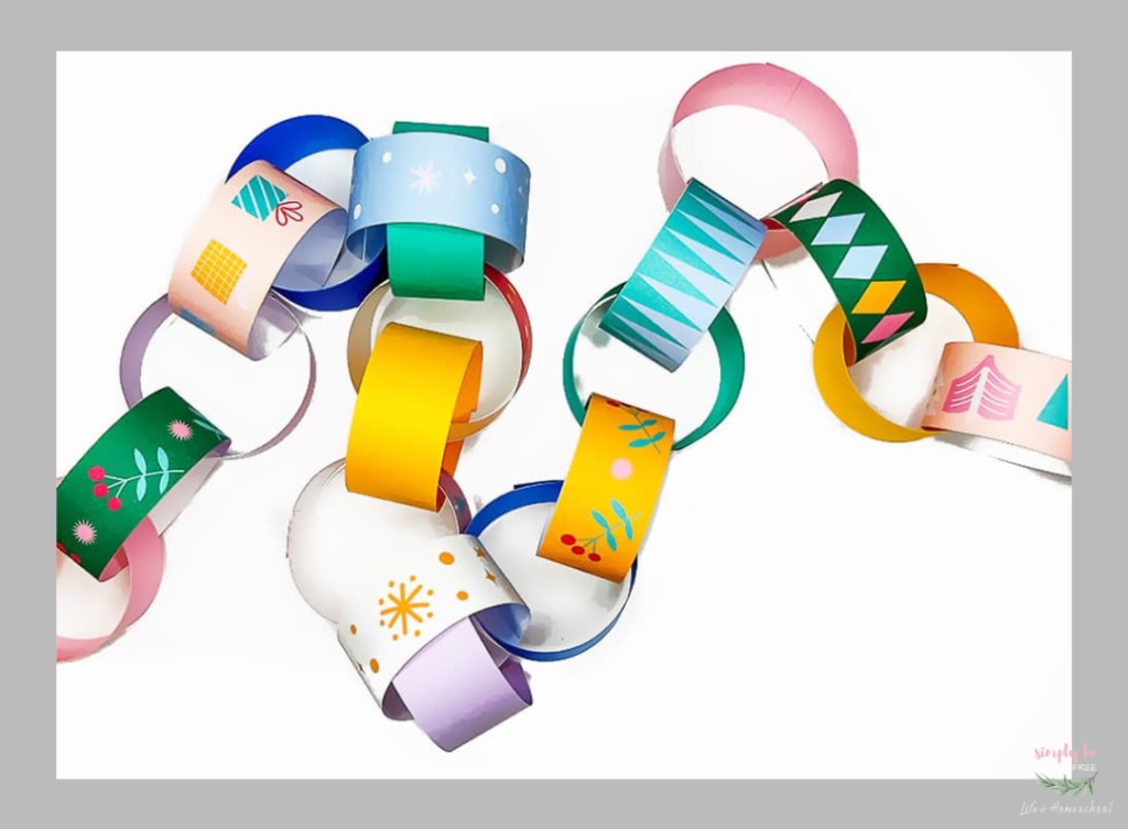 Countdown to Christmas Paper Chain Crafts