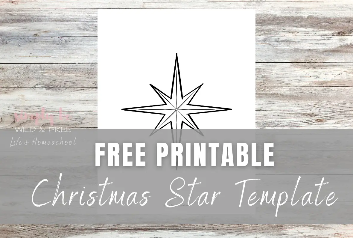 Free Printable Christmas Star Template