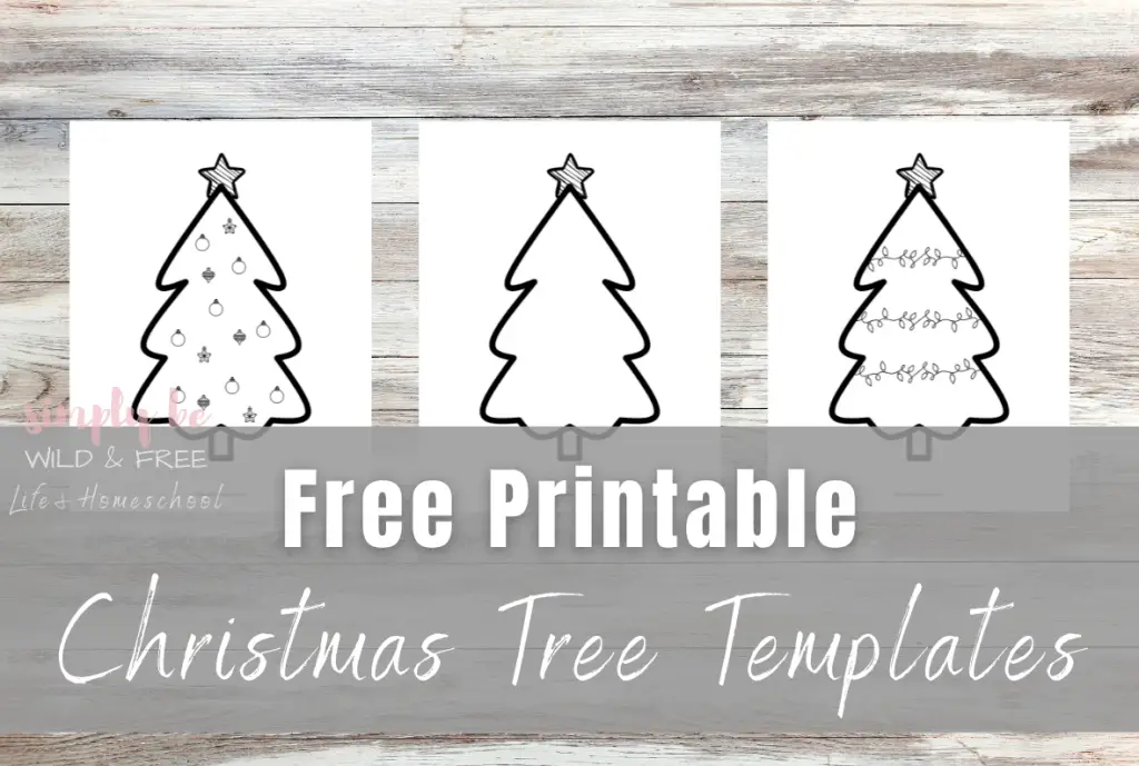 FREE Christmas Tree Template Printable