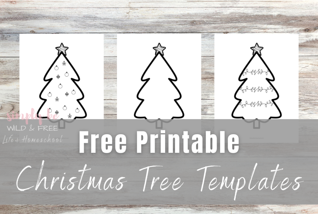 FREE Christmas Tree Template Printable