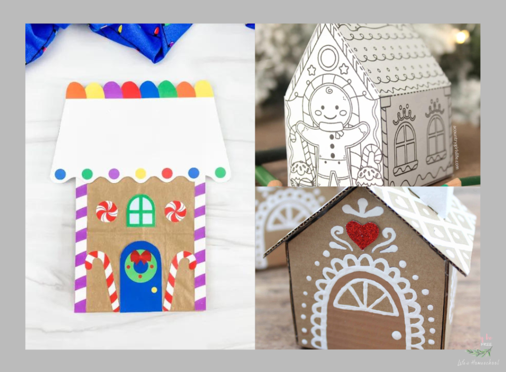 Gingerbread House Crafts for Kids