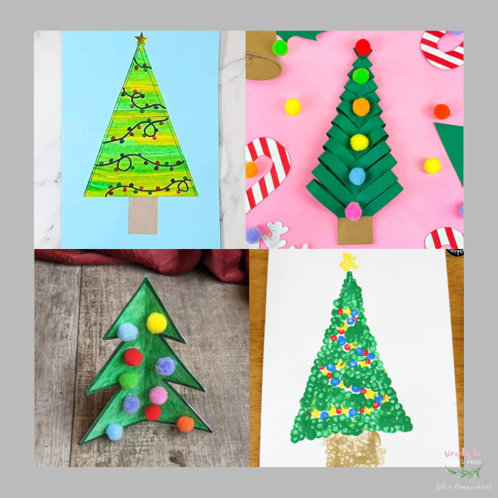 Paper Christmas Tree Craft Ideas for Kids