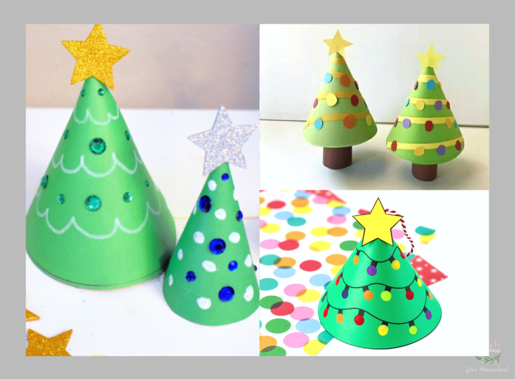 Paper Cone Christmas Tree Craft Ideas