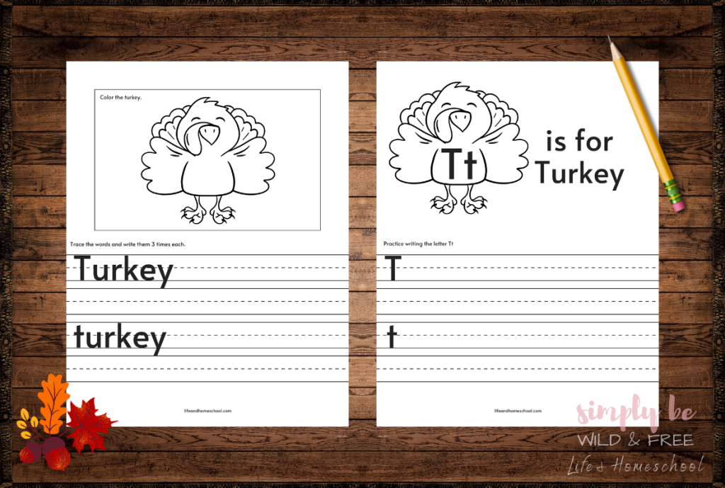 Turkey Worksheets for K-3