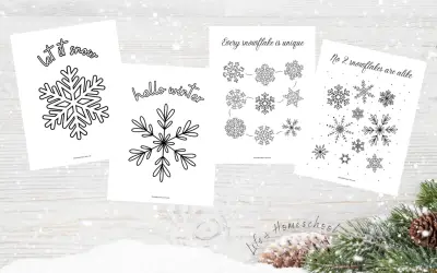 Snowflake Coloring Pages