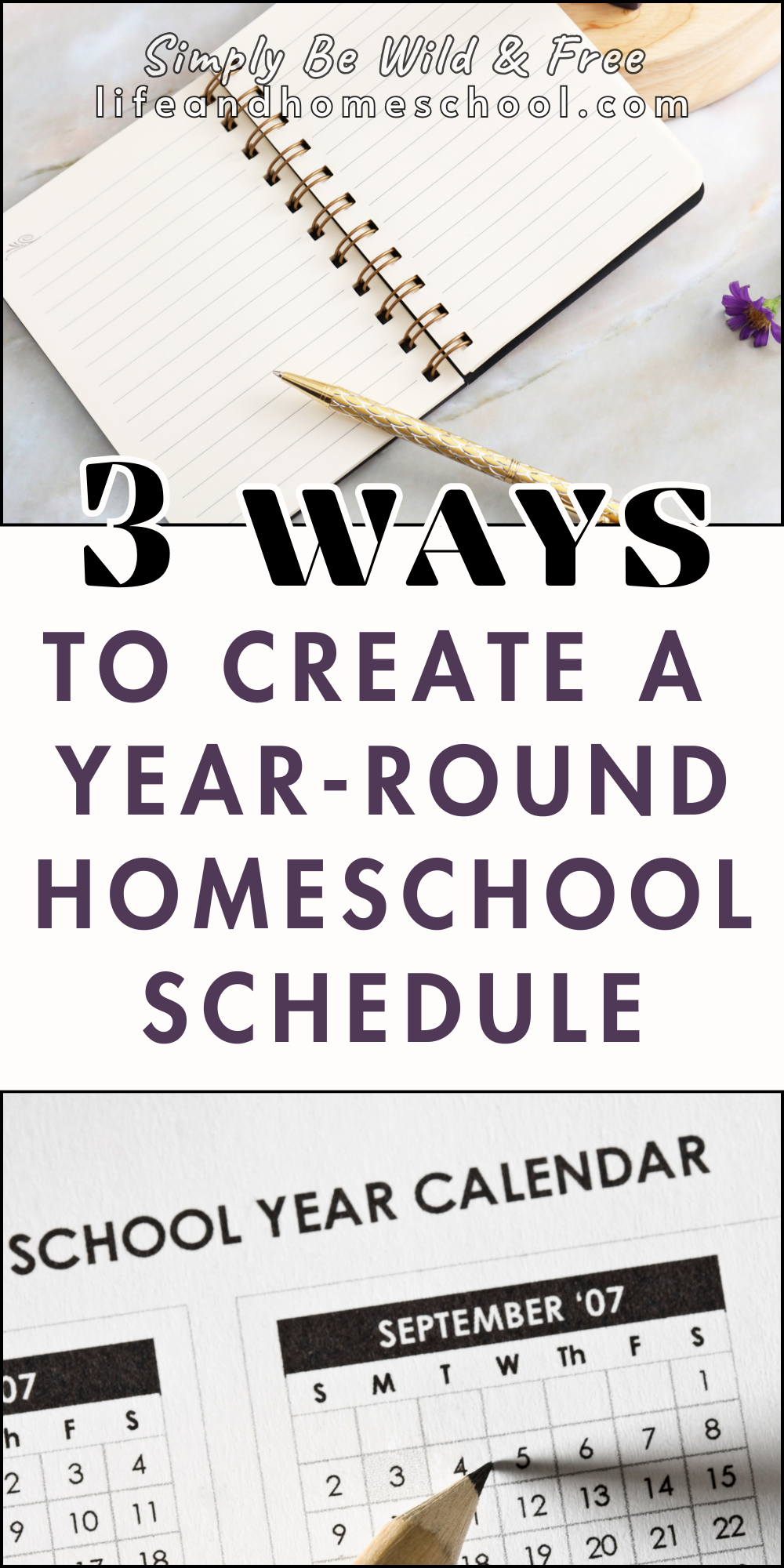 Year-Round Homeschool Schedules