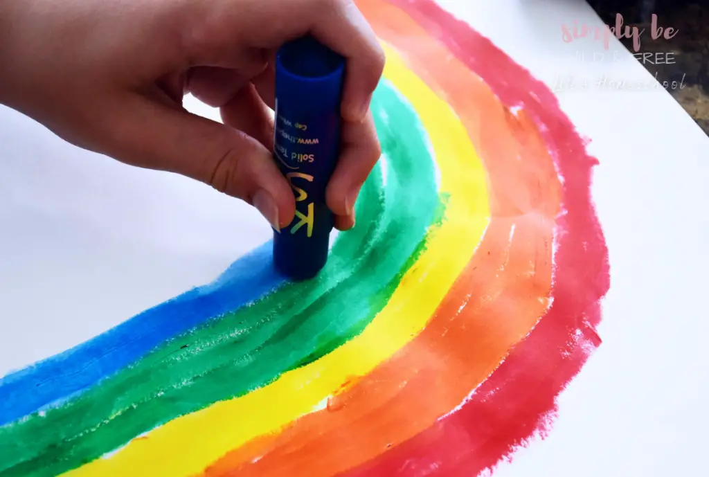 Easy Way to Paint a Rainbow
