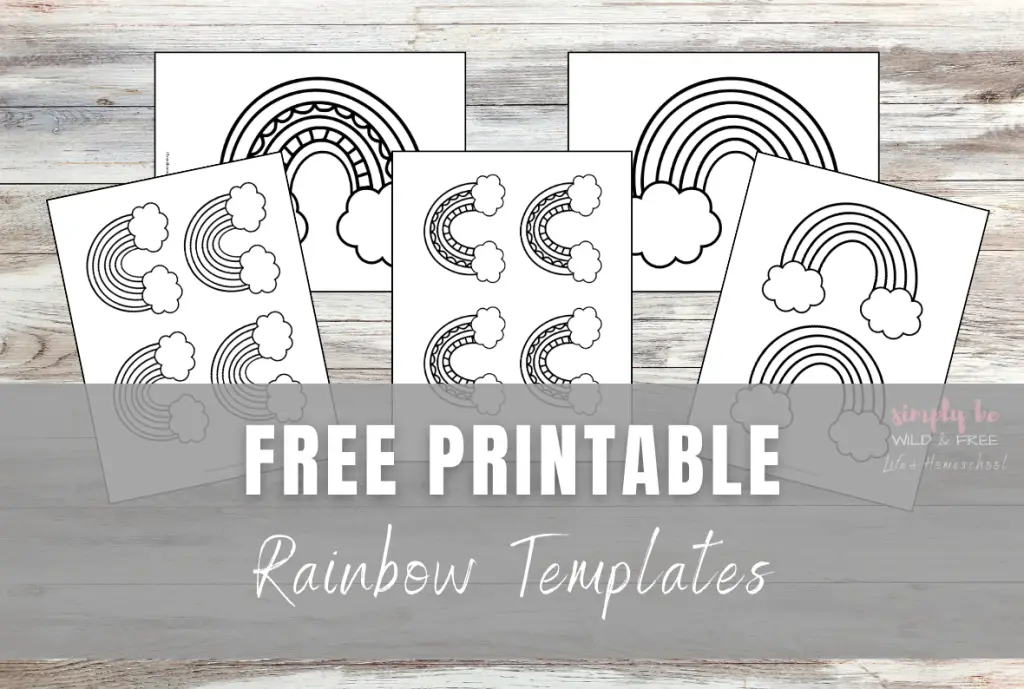 Free Printable Rainbow Templates Download