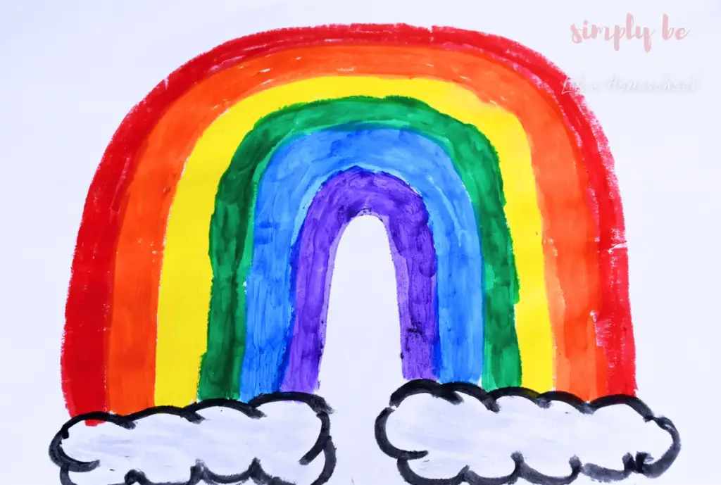 How to Paint a Rainbow the Easy Way