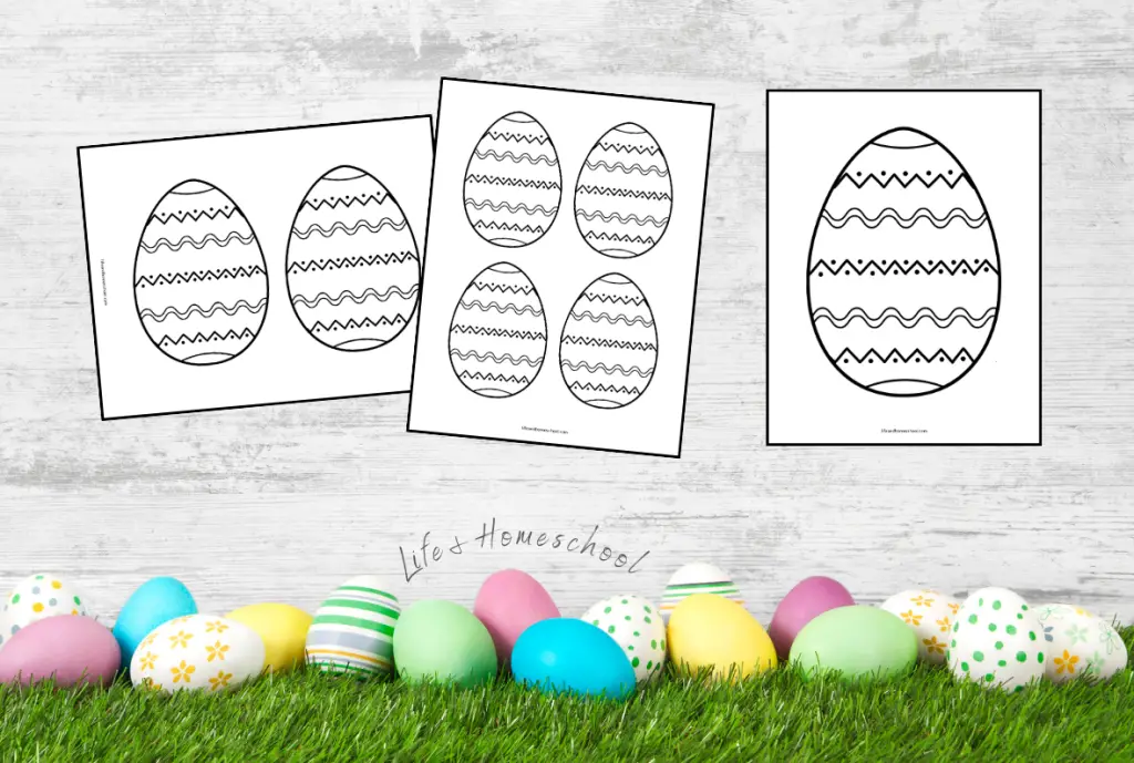 Unique Easter Egg Template