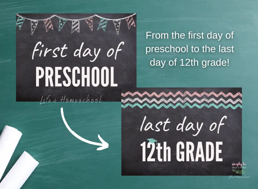 First Day & Last Day of School Signs