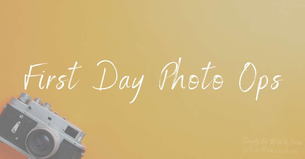 First Day Photo Ops