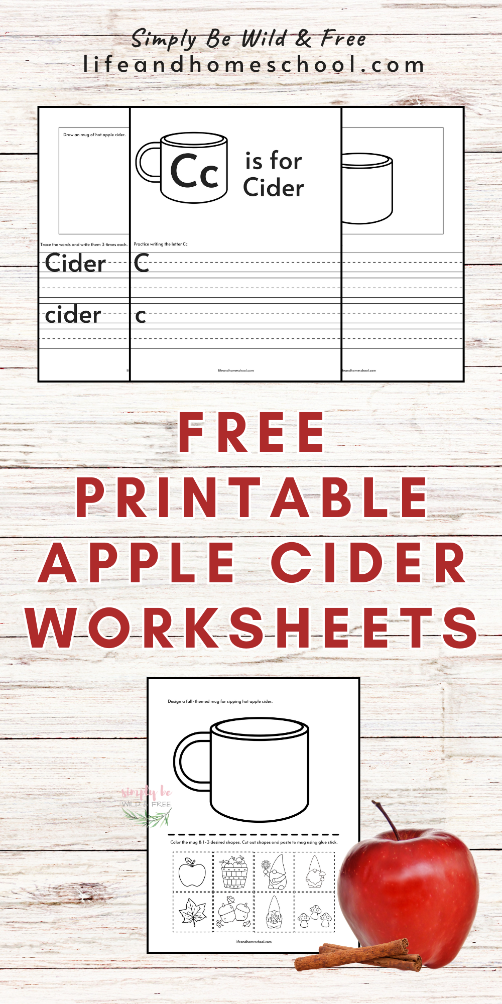 Apple Cider Worksheets