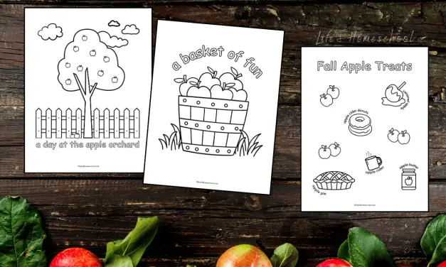 Apple Coloring Pages