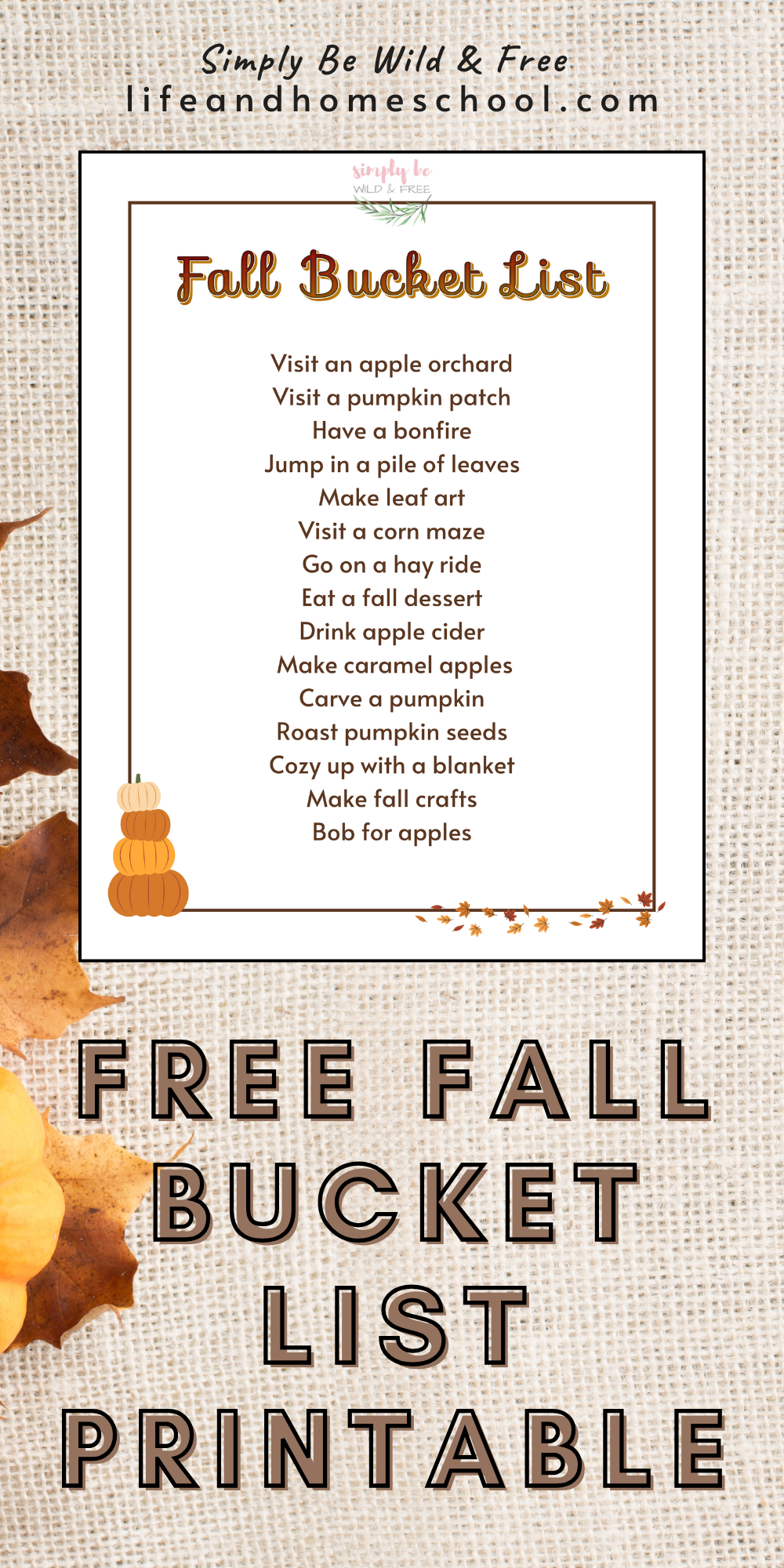 Fall Bucket List